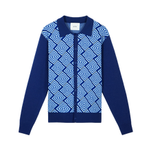 Load image into Gallery viewer, KARP KNIT CARDIGAN BLUE