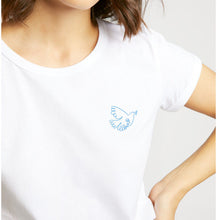 Load image into Gallery viewer, CLASSIC TEE-SHIRT DOVE LIBERTE WHITE