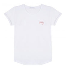 Load image into Gallery viewer, BABY WHITE T-SHIRT