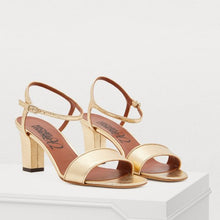Load image into Gallery viewer, HELLZA GOLD SANDALS