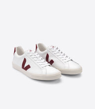 Load image into Gallery viewer, ESPLAR LEATHER WHITE MARSALA WOMEN