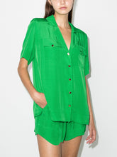 Load image into Gallery viewer, SHIRT RIPSTOP VISCOSE KELLY GREEN