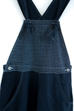 Load image into Gallery viewer, Linen Overalls Navy