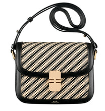 Load image into Gallery viewer, GRACE BAG SMALL BLACK/BRAIDED YARN WOMEN