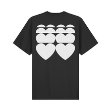 Load image into Gallery viewer, TZARA HEART T-SHIRT BLACK