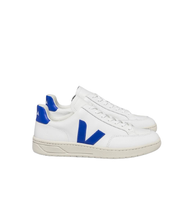 Load image into Gallery viewer, V-12 LEATHER WHITE PAROS MEN