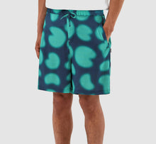 Load image into Gallery viewer, STOLP PRINT NAVY/GREEN SHORTS
