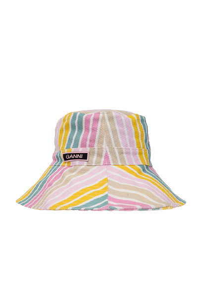 RECYCLED TECH BUCKET HAT STRIPES MULTICO – Maison Mara