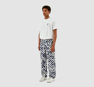PAUL ABSTRACT NAVY/WHITE TROUSERS