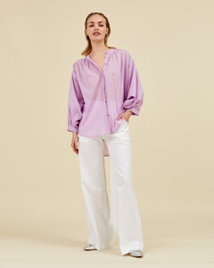 BALLOON BLOUSE LILAC