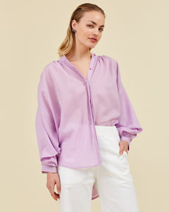 BALLOON BLOUSE LILAC