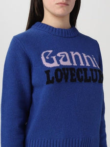 GRAPHIC O-NECK PULLLOVER STRONG BLUE