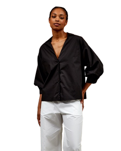 BANYAN TOP POPLIN BLACK