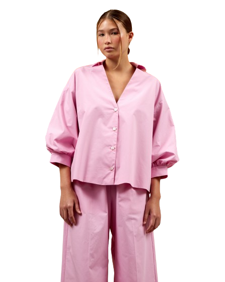 BANYAN TOP POPLIN ROSE