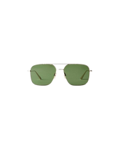 Load image into Gallery viewer, AVIATOR WITH GREEN LENS AND GOLD FRAME
