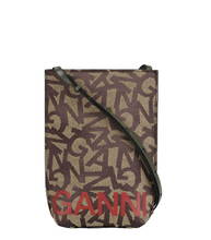 Load image into Gallery viewer, BANNER JACQUARD SMALL CROSSBODY ERMINE
