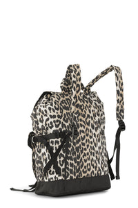 RECYCLED TECH BACKPACK LEOPARD