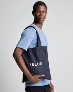 FIELDS BLACK TOTE IN COTTON