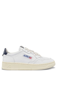 MEDALIST LOW SNEAKERS IN WHITE AND SPACE LEATHER