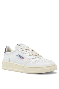 MEDALIST LOW SNEAKERS IN WHITE AND SPACE LEATHER