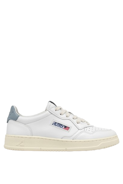 MEDALIST LOW  LEATHER WHITE AND BLUE UNISEX