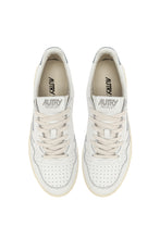 Load image into Gallery viewer, MEDALIST LOW  LEATHER WHITE AND BLUE UNISEX
