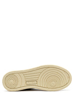 Load image into Gallery viewer, MEDALIST LOW SNEAKERS IN WHITE AND BLACK LEATHER AND BEIGE SUEDE UNISEX

