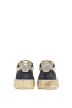 Load image into Gallery viewer, SUP VINT LOW LEATHER AND SUEDE BLUE &amp; SILVER UNISEX
