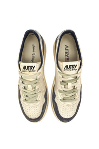 SUP VINT LOW LEATHER AND SUEDE BLUE & SILVER UNISEX