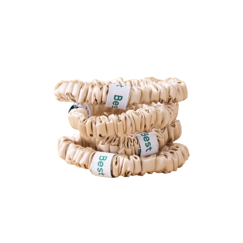 SILK SCRUNCHIES BLONDE