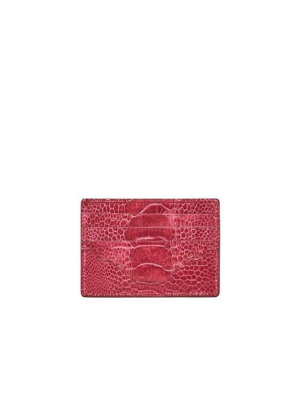 CARDHOLDER LATHYRUS OSTRICH SHIN