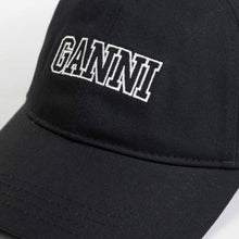 Load image into Gallery viewer, GANNI CAP HAT BLACK
