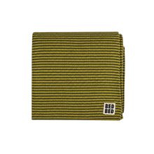 Load image into Gallery viewer, COTTON KNIT THROW - BLUE FROST &amp; TANGO ORANGE
