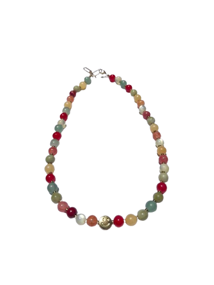 SMILEY NECKLACE CHUNKY 1