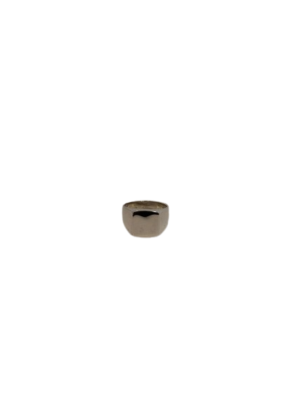 CUSHION SIGNET SQUARE SILVER