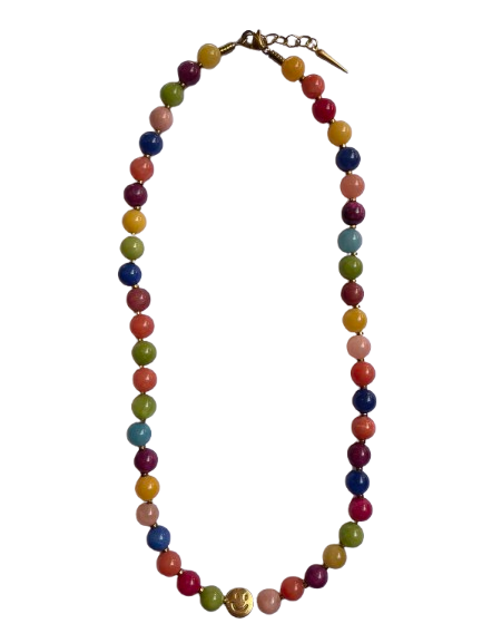 SMILEY NECKLACE CHUNKY 2