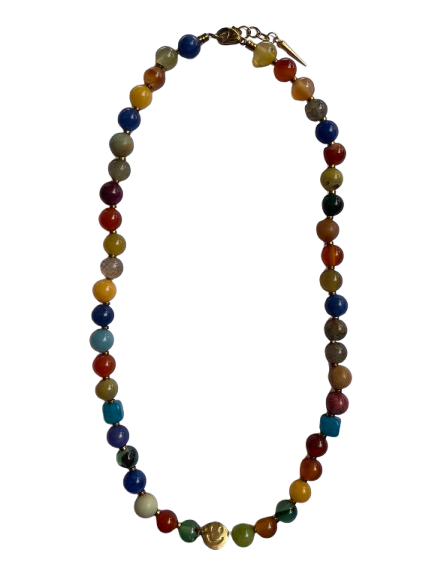 SMILEY NECKLACE CHUNKY 5