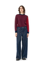 Load image into Gallery viewer, HEAVY DENIM WIDE DRAWSTRING JEANS RINSE
