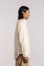Load image into Gallery viewer, CORPORATE SHIRT BEIGE/WHITE STRIPES
