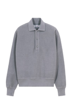Load image into Gallery viewer, POLO SWEATSHIRT ANTHRACITE GREY
