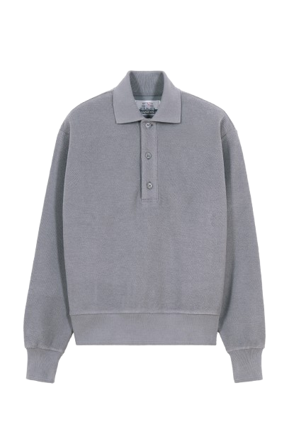POLO SWEATSHIRT ANTHRACITE GREY
