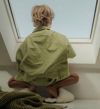 Load image into Gallery viewer, KIDS POPLIN SUMMER PYJAMA SET CHARTREUSE

