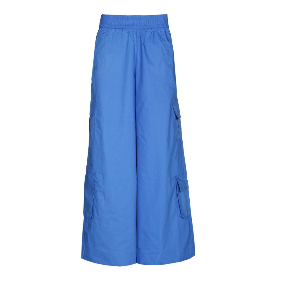 CARLOS PANTS POPLIN  NEON BLUE