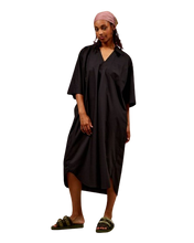 Load image into Gallery viewer, ROBBIE DRESS POPLIN BLACK
