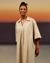 Load image into Gallery viewer, ROBBIE DRESS POPLIN SAND
