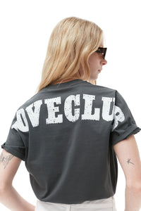 BASIC JERSEY LOVECLUB RELAXED T-SHIRT ASH