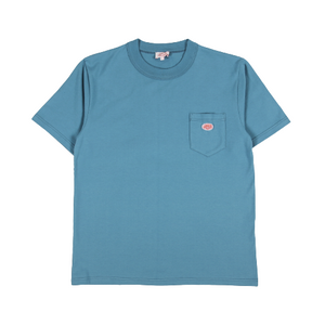 HERITAGE T-SHIRT WITH POCKET BLUE