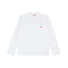 Load image into Gallery viewer, HERITAGE T-SHIRT LONG SLEEVE WITH POCKET WHITE MEN
