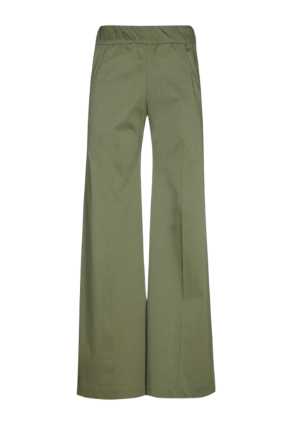 WOODY PANTS PAPERSTRETCH KHAKI GREEN