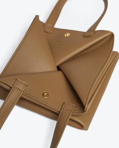 ORIGAMI MINI FOLDABLE BAG LIGHT KHAKI